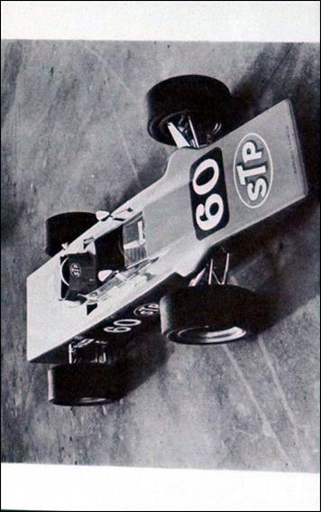 Hot Rods and Custom Cars card 25  STP Indy Turbine Prototype #60 