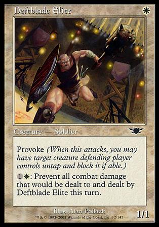 Magic the Gathering: Legions (Base Set) card 12 Deftblade Elite