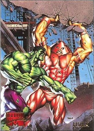 1995 Marvel Masterpieces (Base Set) card 41 Hulk