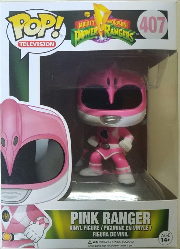 POP! Television figure 407 Pink Ranger (Action Pose) 
