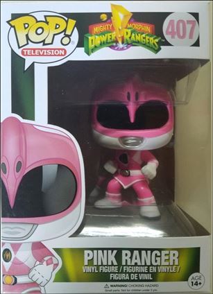 POP! Television figure 407 Pink Ranger (Action Pose) 