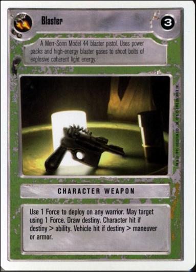 Star Wars: Premiere Unlimited (Base Set) card 317 Blaster
