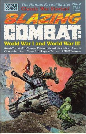 Blazing Combat: World War I and World War II Cover Image 2