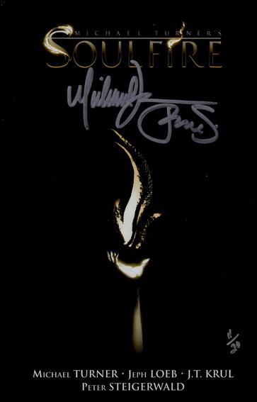 Michael Turner's Soulfire issue 1-B DF Cover (Signed by Turner and Steigerwald) 1/20