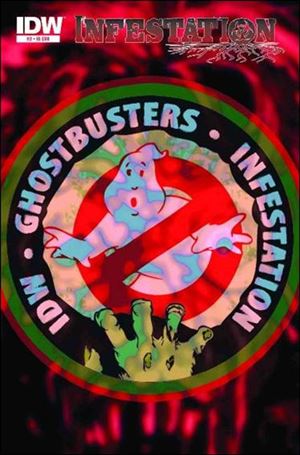 Ghostbusters: Infestation issue 2-C 1:10 Zombie-fied Logo Cover
