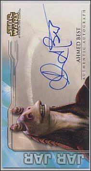 Star Wars: Attack of the Clones Widevision  (Autograph Subset) card nn3 Ahmed Best - Jar Jar Binks (1:29 Packs)