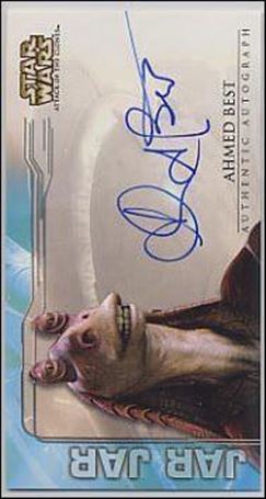 Star Wars: Attack of the Clones Widevision  (Autograph Subset) card nn3 Ahmed Best - Jar Jar Binks (1:29 Packs)