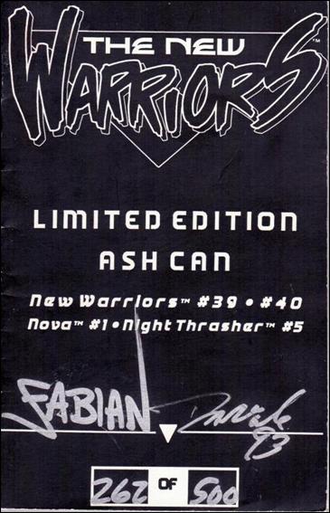 New Warriors: Ashcan issue nn Limited Edition  1/500 Cover