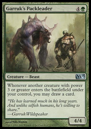 Magic the Gathering: 2013 Core Set (Base Set) card 175 Garruk's Packleader