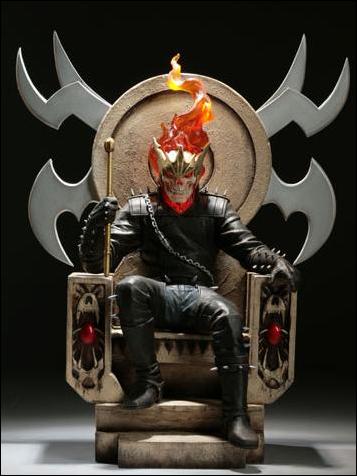 Ghost Rider on Throne Statue item 2 Ghost Rider on Throne Exclusive 1/300