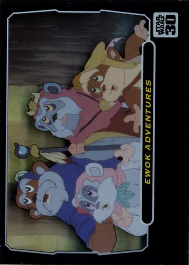 Star Wars 30th Anniversary (Animation Cel Subset) card 4 Ewok Adventures
