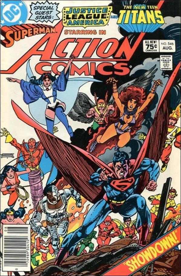 Action Comics (1938) issue 546-C Canadian Price Cover