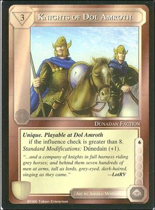 Middle-Earth: The Wizards (Base Set) card 240 Knights of Dol Amroth