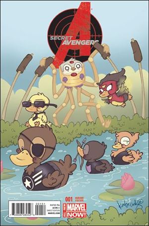 Secret Avengers (2014) issue 1-C Katie Cook Animal Cover