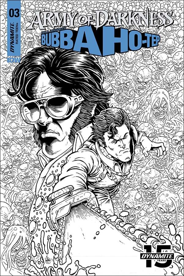 Army of Darkness/Bubba Ho-Tep issue 3-F Ken Haeser 1:15 Black & White Cover