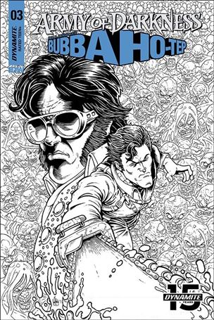 Army of Darkness/Bubba Ho-Tep issue 3-F Ken Haeser 1:15 Black & White Cover