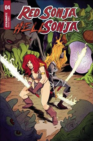Red Sonja / Hell Sonja issue 4-B Drew Moss Cover