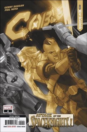 Cable (2020) issue 4-B Grey and Gold Cover (2nd Printing)