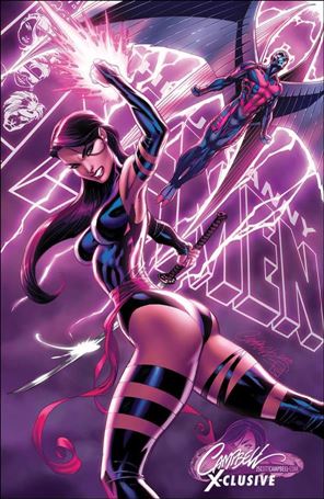 Uncanny X-Men (2019) issue 1-VG J. Scott Campbell Psylocke/Archangel Cover 1/2300