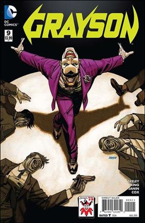Grayson issue 9-B Dave Johnson Joker Cover