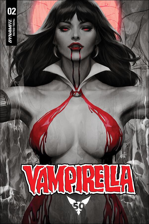 Vampirella (2019) issue 2-M Stanley "Artgerm" Lau Rare Blood Moon Cover
