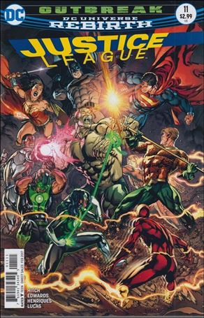 Justice League (2016) issue 11 Fernando Pasarin Cover