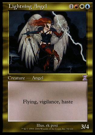 Magic the Gathering: Time Spiral (Timeshifted Subset) card 94 Lightning Angel