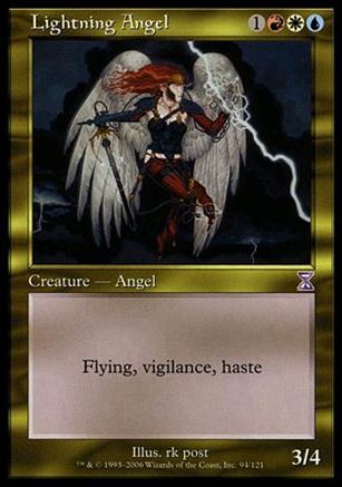 Magic the Gathering: Time Spiral (Timeshifted Subset) card 94 Lightning Angel