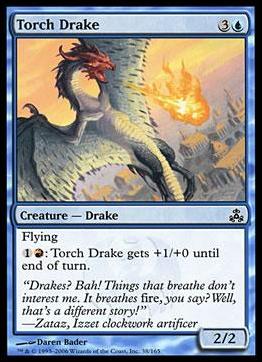Magic the Gathering: Guildpact (Base Set) card 38 Torch Drake