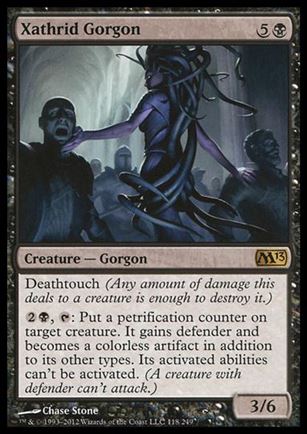 Magic the Gathering: 2013 Core Set (Base Set) card 118 Xathrid Gorgon