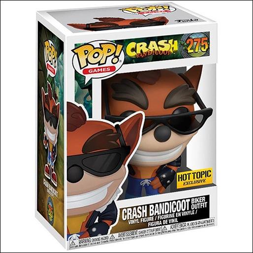 POP! Games figure 275 Crash Bandicoot Biker Outfit