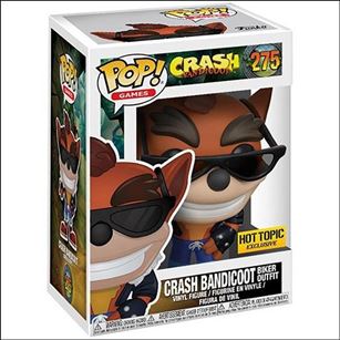 POP! Games figure 275 Crash Bandicoot Biker Outfit