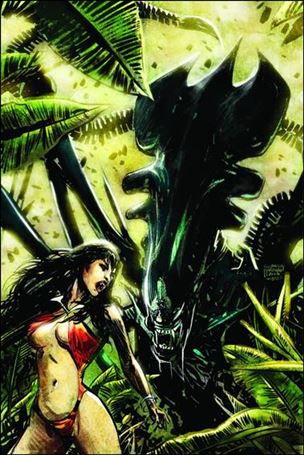 Vampirella/Aliens issue 4-C Virgin Cover