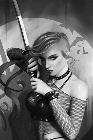 Chastity (2019) issue 2-F Catherine Nodet 1:15 Black & White Virgin Cover