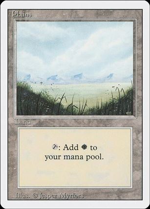 Magic the Gathering: Revised (Base Set) card 292 Plains