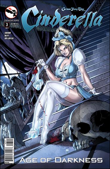 Grimm Fairy Tales Presents Cinderella: Age of Darkness issue 3-D Pasquale Qualano Cover