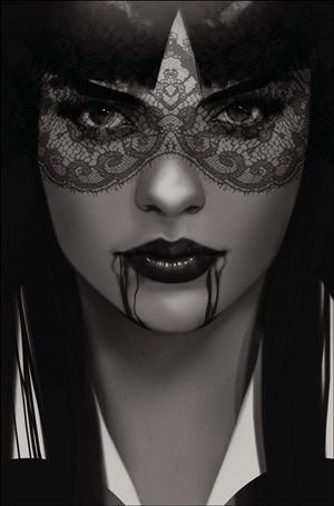 Vengeance of Vampirella (2019) issue 5-K Ben Oliver 1:21 Black & White Virgin Cover