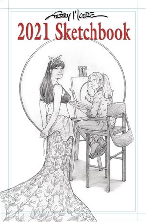 Terry Moore 2021 Sketchbook Cover Image 1