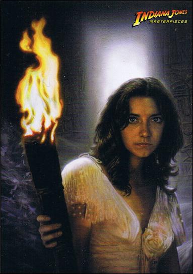 Indiana Jones Masterpieces (Base Set) card 6 Marion Ravenwood