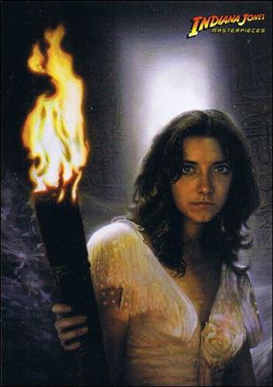 Indiana Jones Masterpieces (Base Set) card 6 Marion Ravenwood