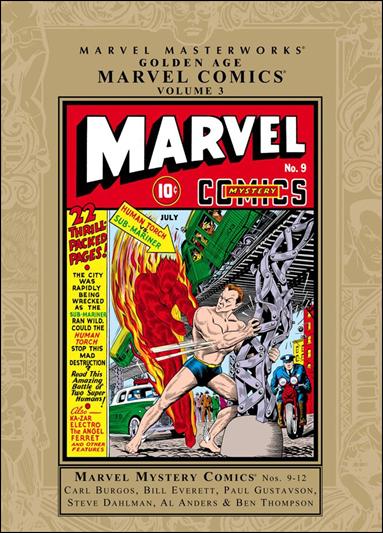 Marvel Masterworks: Golden Age Marvel Comics issue 3 Gold Dust Jacket