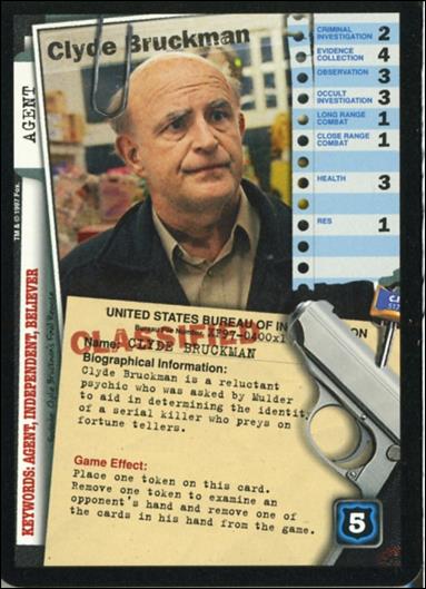 X-Files: 101361 (Base Set) card XF97-0400x1 Clyde Bruckman