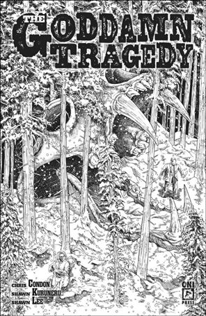 Goddamn Tragedy issue 1.00-F Jenna Cha B&W 1:10 Cover