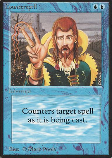 Magic the Gathering: Limited Edition Beta (Base Set) card 55 Counterspell