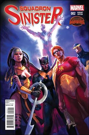 Squadron Sinister issue 2-B Stefano Caselli 1:25 Cover