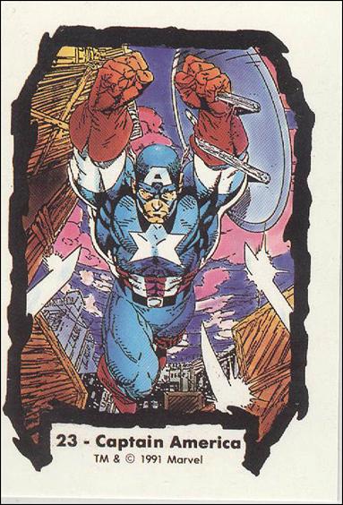 Jim Lee Series II (Base Set) card 23 Captain America