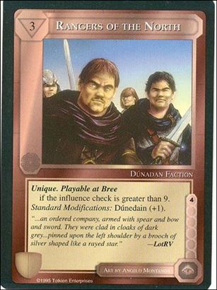 Middle-Earth: The Wizards (Base Set) card 355 Rangers of the North