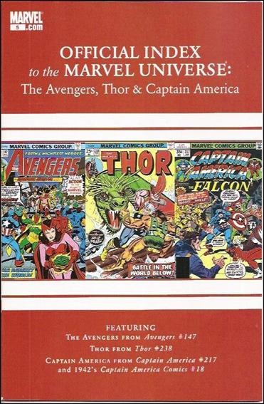 Avengers, Thor & Captain America: Official Index to the Marvel Universe issue 5