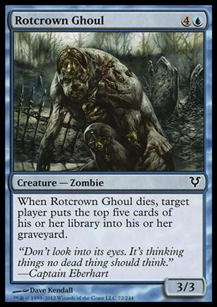 Magic the Gathering: Avacyn Restored (Base Set) card 72 Rotcrown Ghoul