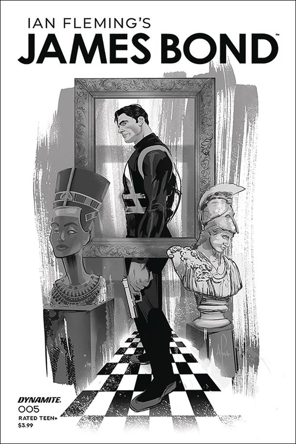James Bond (2019) issue 5-B 1:10 Black & White Cover